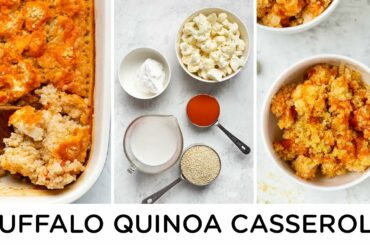 BUFFALO QUINOA CASSEROLE ‣‣ quick & easy dinner idea