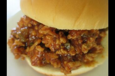 SLOPPY JOES - How to make easy HEALTHY SLOPPY JOE Recipe