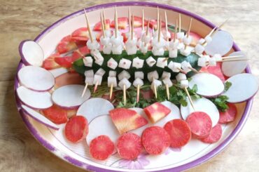 Handmade Salad decoration, Salad design, Fruit, Vegetable Carving Cutting Garnish,Vegetable Salad