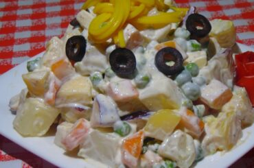 Russian Salad Recipe - Healthy Salad Recipe - Salad Recipe by Lively Cooking