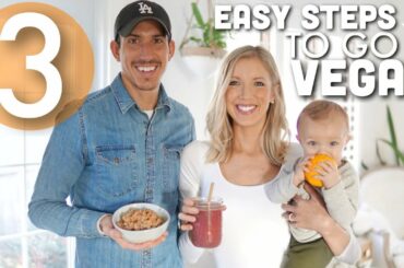 3 Easy Steps To Go Vegan For The New Year | Healthy & Whole Foods Plant-based
