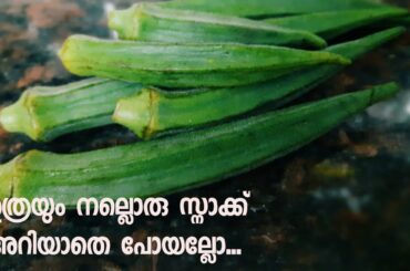 ഇത്രയും നല്ലൊരു സ്നാക്ക് അറിയാതെ പോയല്ലോ || Crispy Bhindi Pakkoda || Evening/Teatime Snack