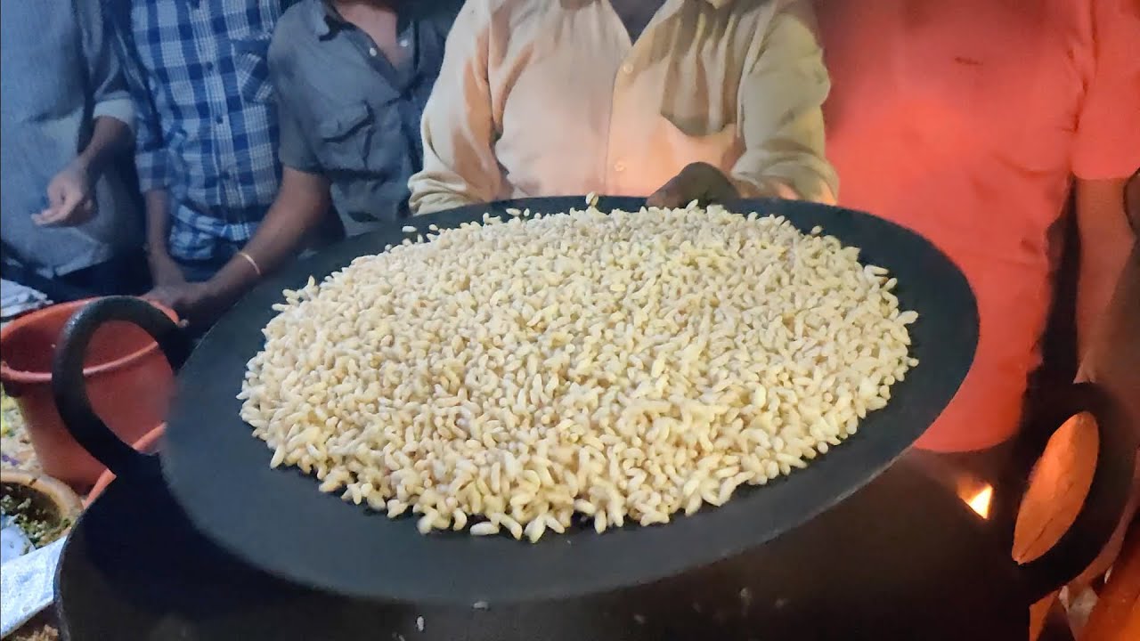 Live Puffed Rice Making in Sand | Famous Rs 10 Snack in Nagpur | Indian Street Food Live Puffed Rice Making in Sand | Famous Rs 10 Snack in Nagpur | Indian Street Food