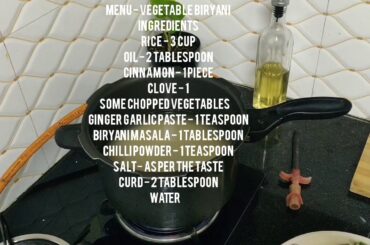 Vegetable dum layer biryani / easy to cook / cooker / easy and healthy recipe!