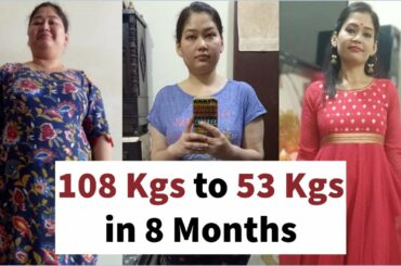 How She Lost 55 Kgs in 8 Months | Weight Loss Journey, Story & Motivation Tips | Fat to Fab  Suman
