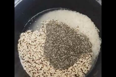 Healthy Food for today:🤔How about cooking Rice with Chia Seed? 😉