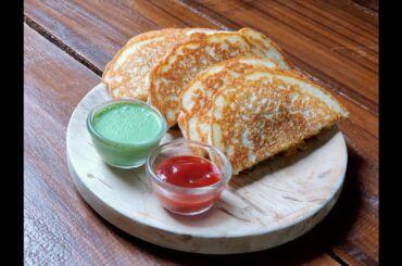 Veg Stuffed Suji Pancake | सुजी के पैन केक | Healthy Breakfast