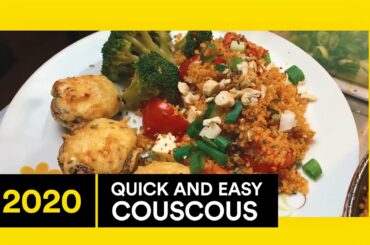 QUICK AND EASY COUSCOUS RECIPE 🥗 IT'S SO TASTY, HEALTHY & FUN TO MAKE 💛 | 2020
