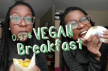 How To Make 0.97$ Vegan Breakfast - Morning Routine : Graham Stephan Inspired | veggieonpennies