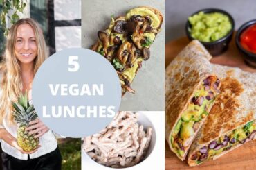 5 simple VEGAN lunch ideas #VEGANUARY