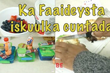 MAANTA TALAADO ISKUULKA CUNTADA/KA FAAIDEYSO/TUESDAY SCHOOL LUNCH IDEA