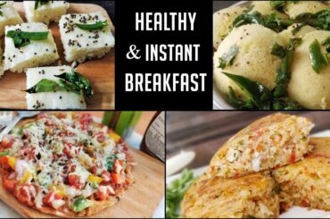 4 Breakfast Recipes | Healthy Breakfast | Breakfast Ideas (Indian) | Zayka Ka Tadka