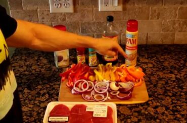 The Fitness Cook: Healthy/Low Calorie Beef Fajitas