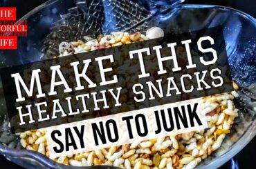 Healthy Indian Snacks | Non Fried Snack Recipe | अमितजी के भुजिए को बोलिये ना बनाइये हेल्थी स्नैकस