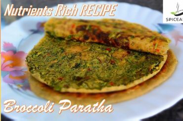 Healthy Lunch Broccoli Paratha- Nutrient Rich