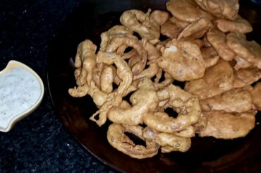 Potato onion pakoda Malik Asif healthy food