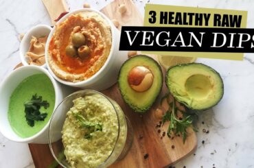 Raw vegan dips
