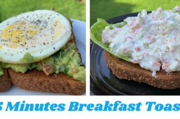 Breakfast Toast |Healthy Breakfast Ideas in 5 minutes | Yogurt Toast|Avocado Toast