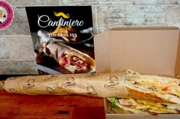 Βρωμικο Σάντουιτς XXL - Τεράστιο Σάντουιτς - Σάντουιτς Φραντζολα - Cantiniero Sandwich Food Review