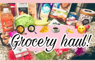 Grocery Haul! || What I eat in a week|| Somewhat healthy Meal prep lol