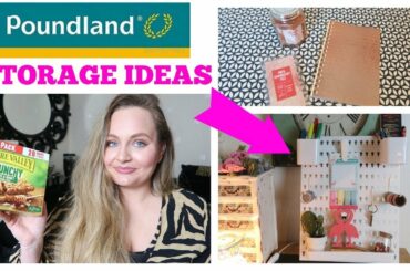POUNDLAND HAUL /  CHEAP STORAGE & ORGANISATION IDEAS / NEW IN JANUARY 2020 / HEALTHY SNACK IDEAS