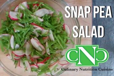 Chopped Sugar Snap Pea Salad with Radishes | Healthy Salad Recipes