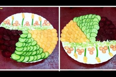 New easy and unique salad decoration ideas by neelam Singh