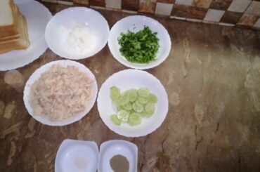 Chicken&mayonnaise sandwich recipe//healthy sandwich for kids made by hania's kitchen