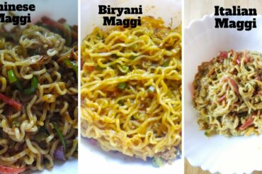 3 Most Unique Types of Maggi | Biryani Maggi | Italian Maggi | Chinese Maggi | Tipsify Sangita