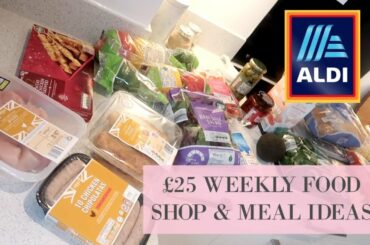 £25 A WEEK ALDI HEALTHY FOOD SHOP & MEAL IDEAS | AFFORDABLE & BUDGET HEALTHY LIVING | Hazel Wood