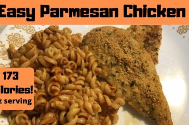Recipe | Easy Parmesan Chicken | 173 Calories/Serving