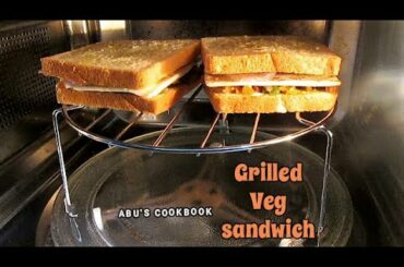 Grilled veg sandwich recipe in ifb convection microwave oven  | veg sandwich | oven grilled sandwich