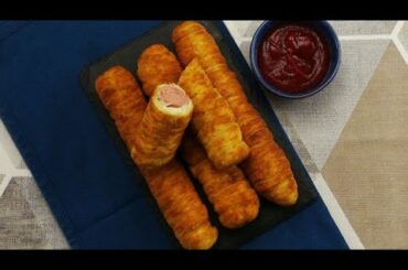 Easy bread sausage rolls: a quick snack ready in no-time!