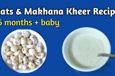 Oats Aur Makhana ki Kheer Recipe| Healthy Food Recipe| Fox Nut & Oats Pudding