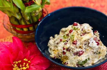 Healthy breakfast #delicious #fruit  #breakfast #easy #healthy #curd #anar #banana #apple #dessert