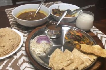 INDIAN NRI MOM EVENING TO NIGHT ROUTINE // INDIAN SIMPLE DINNER ROUTINE // GUJARATI THALI