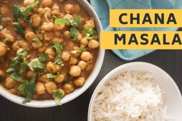 Easy Chana Masala Recipe | Vegetarian/Vegan Dinner Recipe