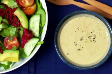 Three Healthy Salad Dressings (VEGAN + EASY)