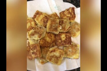 Potato square recipe/ bread potato snack. Kids snack recipe