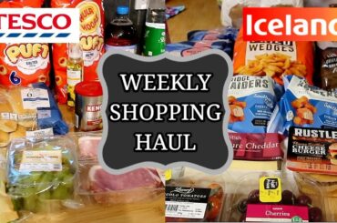 TESCO & ICELAND GROCERY HAUL & FAMILY MEAL IDEAS