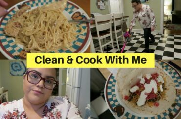 3 FAMILY DINNER IDEAS \ COOK & CLEAN WITH ME \ EXTREME CLEANING MOTIVATION