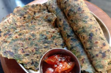 खमंग आणि पौष्टिक मेथी पराठा | healthy methi paratha recipe | how to make methi paratha