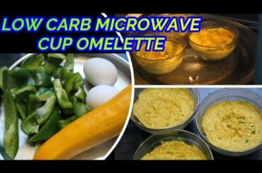 MUMMY'S COOKING - LOW CARB MICROWAVE CUP OMELETTE -  DIABETIC / WEIGHT LOSS RECIPE