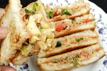 इस तरीके का Sandwich आपने आज से पहले कभी नहीं खाया होगा | Malai Bread Sandwich Recipe | Veg Sandwich
