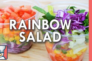 How to make rainbow salad
