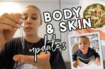 DAILY VLOG! Body Update, Best Acne Scars Remedy & EASY Healthy Dinner!!