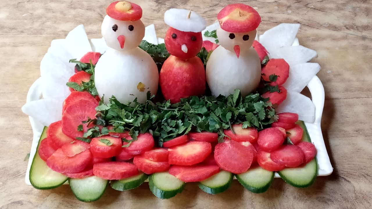 Super Salad Decoration Ideas, Snowman Vegetable Art, Vegetable Salad, Handmade Salad Decoration, Super Salad Decoration Ideas, Snowman Vegetable Art, Vegetable Salad, Handmade Salad Decoration,