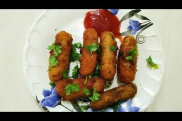 Restaurant Style Potato Fingers | Potato Bites | Simple snack recipes | Beginners Cooking A2Z | 19