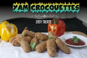 Yam Crocquettes (easy snack) | easy treats