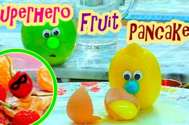 Superheroes Pancakes. Simple recipes. Funny videos. How To Cook . Healthy Breakfast Ideas